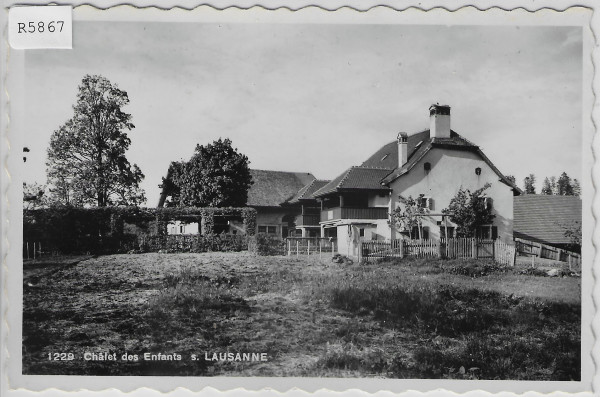 Chalet des Enfants s. Lausanne