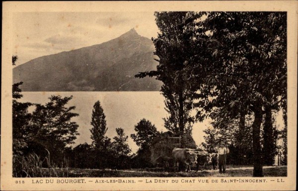 Aix-les-Bains, Lac du Bourget Vorderseite