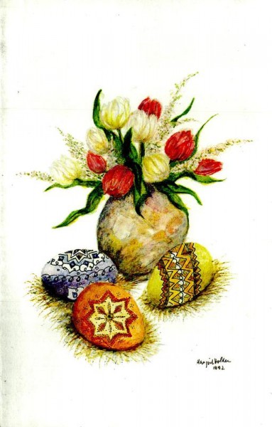 Ostermotive von Margrit Holdener Vorderseite