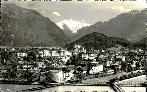 Interlaken und die Jungfrau. Vorderseite