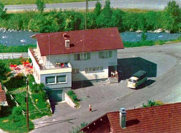 Rest. Plonserhof, Plons SG - Flugaufnahmen Vorderseite