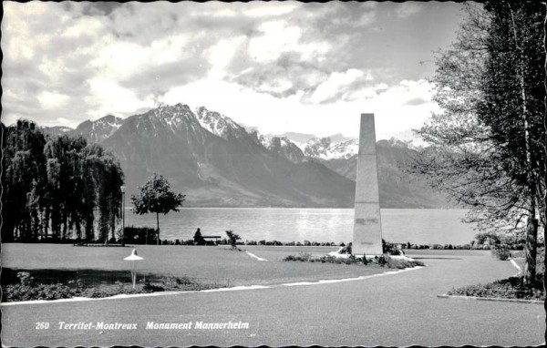 Territet, Monument Mannerheim Vorderseite