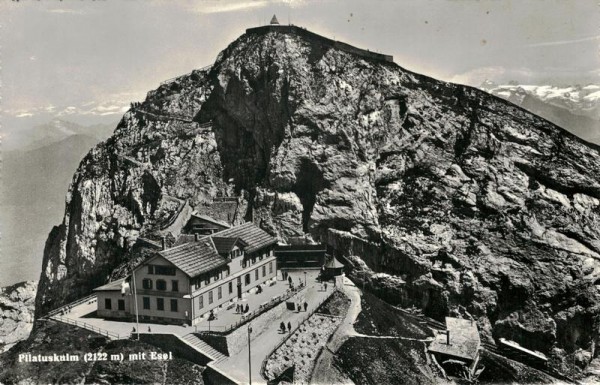 Pilatus-Kulm mit Esel Vorderseite