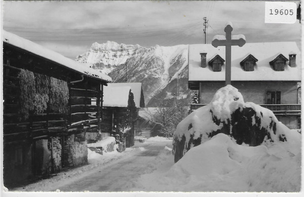 Les Marecottes et les Dents-de-Morcles en hiver