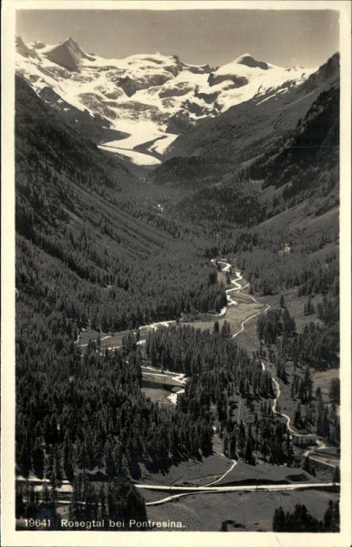 Rosegtal bei Pontresina Vorderseite