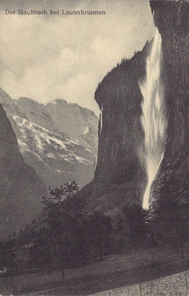 Der Staubbach bei Lauterbrunnen