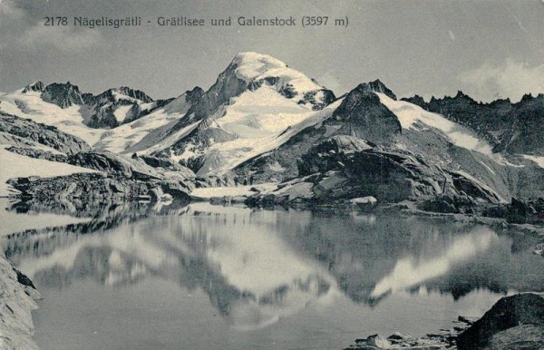 Nägelisgrätli - Grätlisee und Galenstock Vorderseite