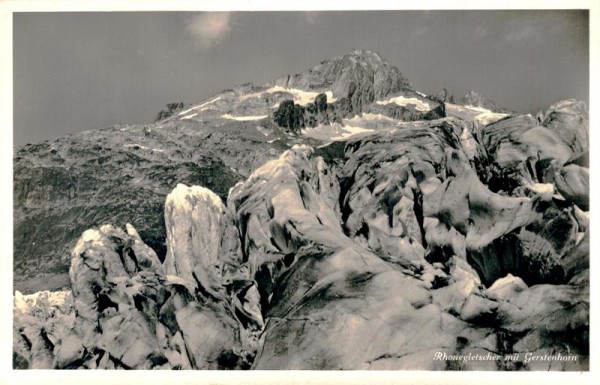Rhonegletscher mit Gerstenhorn Vorderseite
