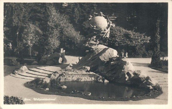 Bern, Weltpostdenkmal Vorderseite
