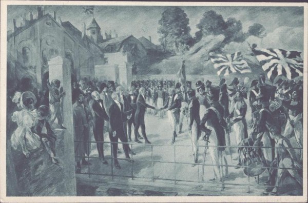 Entrée des Suisses à Genève 1814 Vorderseite