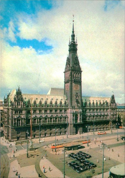 Hamburg, Rathaus Vorderseite