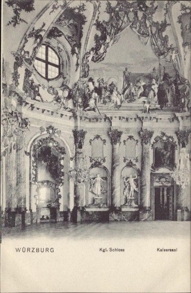 Schloss Würzburg/Kaisersaal Vorderseite