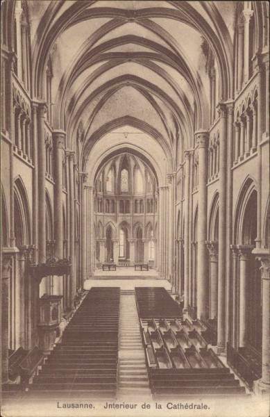 Lausanne - Interieur de la Cathédrale