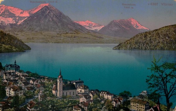 Vitznau um 1913 Vorderseite