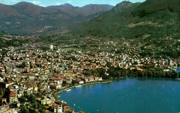 Lugano, Veduta aerea Vorderseite