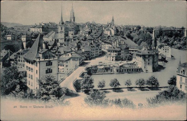 Bern - Untere Stadt Vorderseite