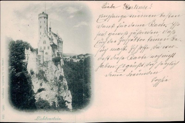 Schloss Lichtenstein (Württemberg) Vorderseite