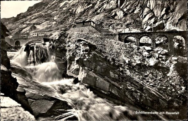 Reussfall, Schöllenenbahn Vorderseite