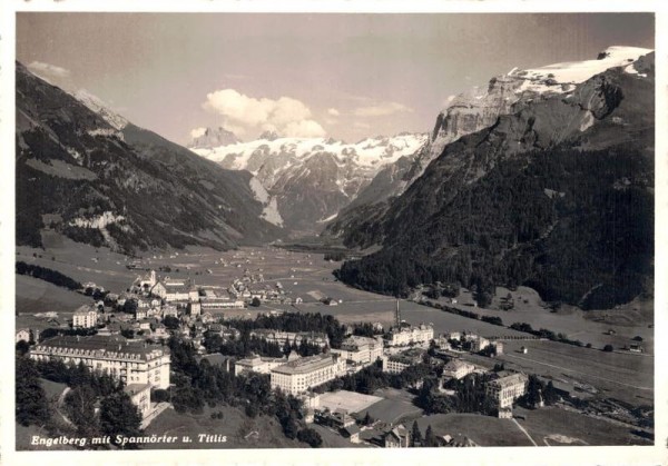 Engelberg mit Spannörter u. Titlis Vorderseite