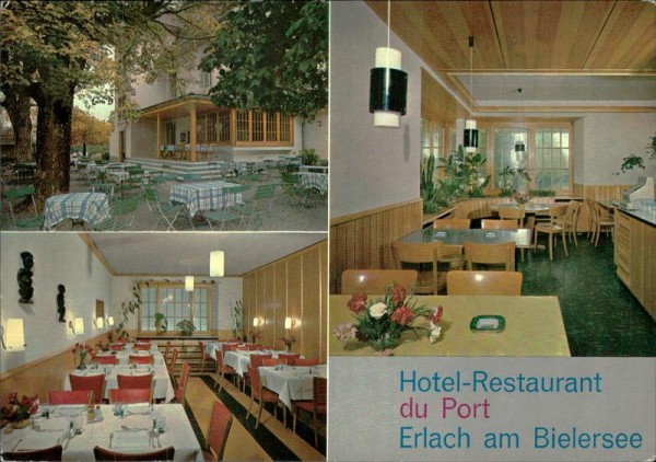 Erlach, Hotel-Restaurant du Port Vorderseite