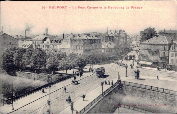Belfort - Le Pont Carnot et le Faubourg de France Vorderseite