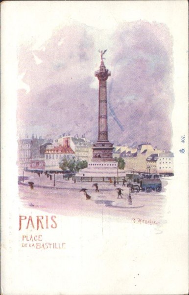 Paris, mit Werbung von Sigmund Ernst Wien