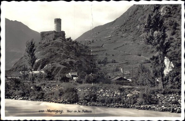 Martigny, tour de la batiaz Vorderseite