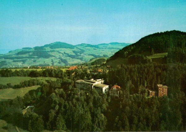 Zürcher Heilstätte Wald ZH - Flugaufnahmen Vorderseite