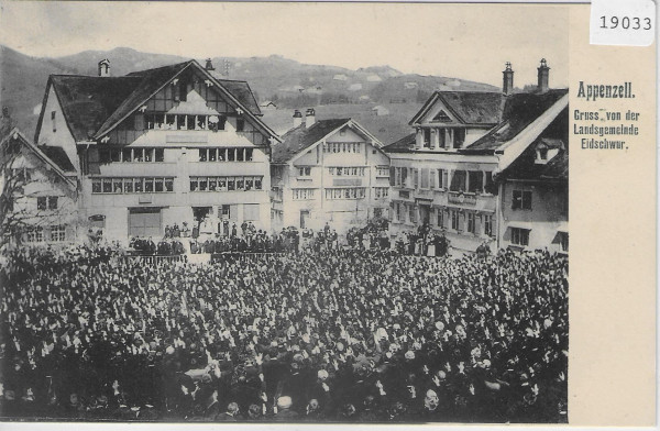 Appenzell - Gruss von der Landsgemeinde