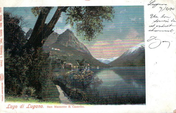 Lago di Lugano, San Mamette & Catello Vorderseite