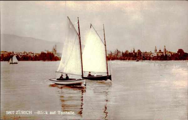 Zürich - Blick auf Tonhalle Vorderseite