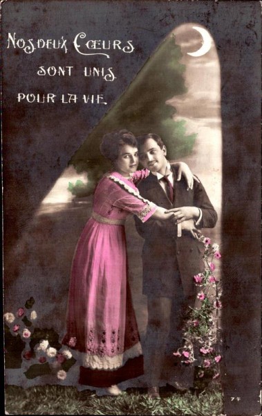 Nos deux coeurs sont unis pour la vie Vorderseite