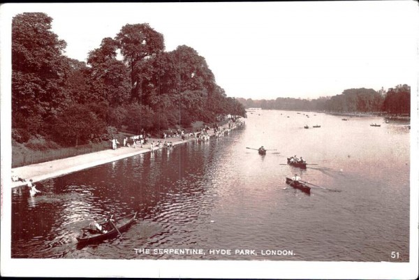 The Serpentine, Hyde Park, London Vorderseite