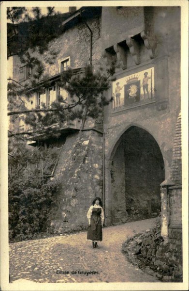Entrée de Gruyères. Vorderseite