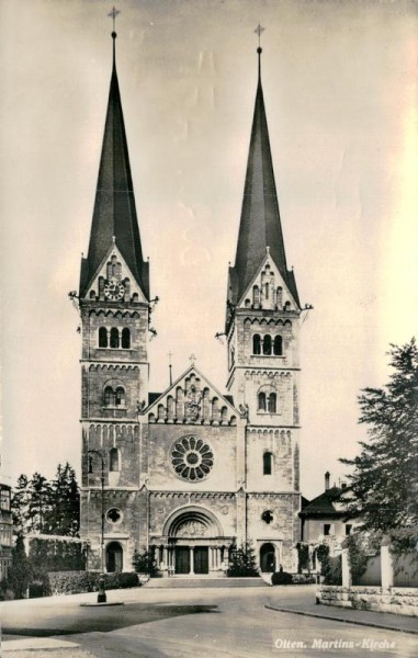 Olten, Martins-Kirche Vorderseite