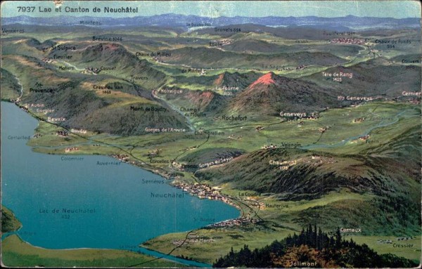 Lac et Canton de Neuchâtel Vorderseite