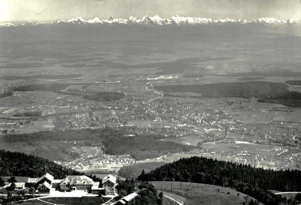 Blick in die Schweiz, Hotel Kurhaus Weissenstein Vorderseite