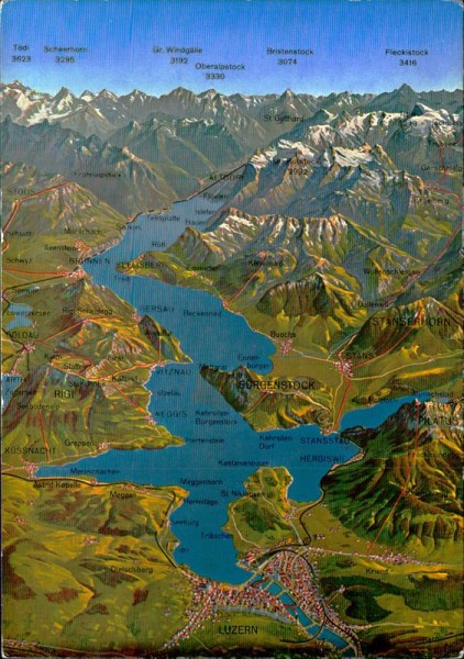 Luzern - Vierwaldstättersee Vorderseite