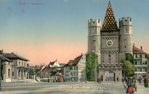 Basel, Spalentor  Vorderseite