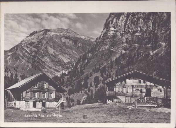 Lenk, Räzlialp Vorderseite