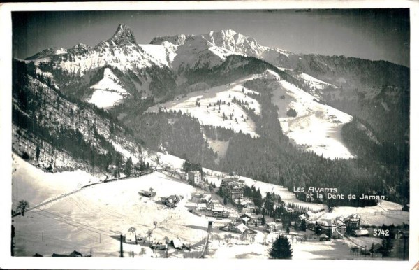 Les Avants et la Dent de Jaman Vorderseite