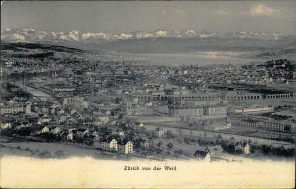 Zürich von der Waid Vorderseite