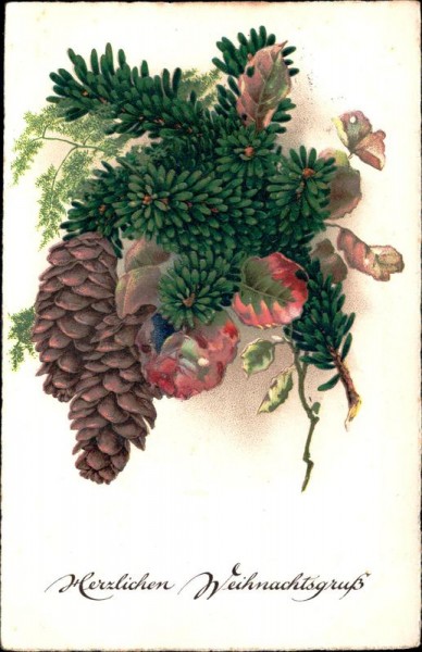 Herzlicher Weihnachtsgruss Vorderseite
