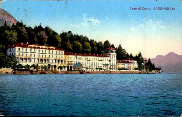 Lago di Como. Cadenabbia Vorderseite