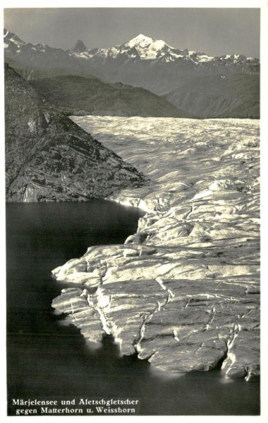 Märjelensee und Aletschgletscher Vorderseite