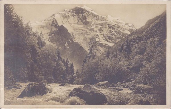 Lütschine mit Jungfrau Vorderseite
