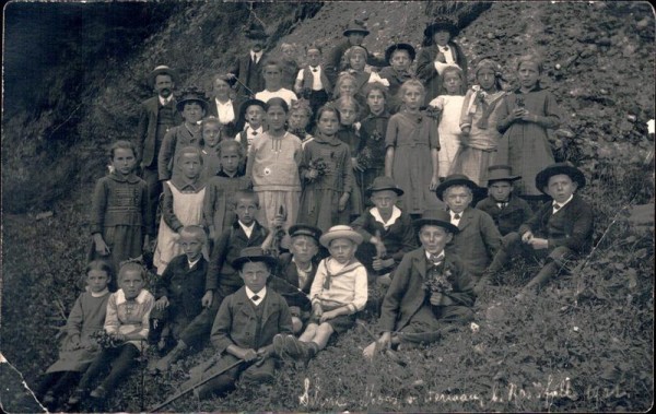 Herisau, Schule Moos, beim Rossfall, ev.1922 Vorderseite