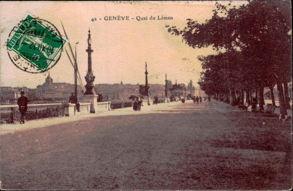 Genève - Quai du Léman Vorderseite