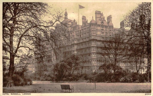 London, Hotel Russell Vorderseite