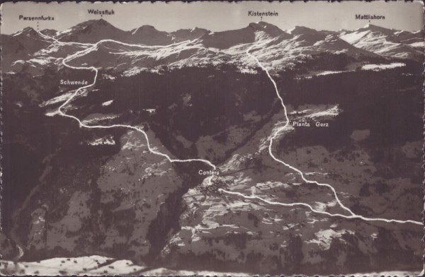 Abfahrtsroute Parsennfurka - Küblis